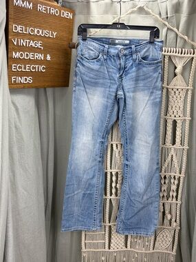 BKE Denim Aiden Light Blue Bootleg Jeans | 28S